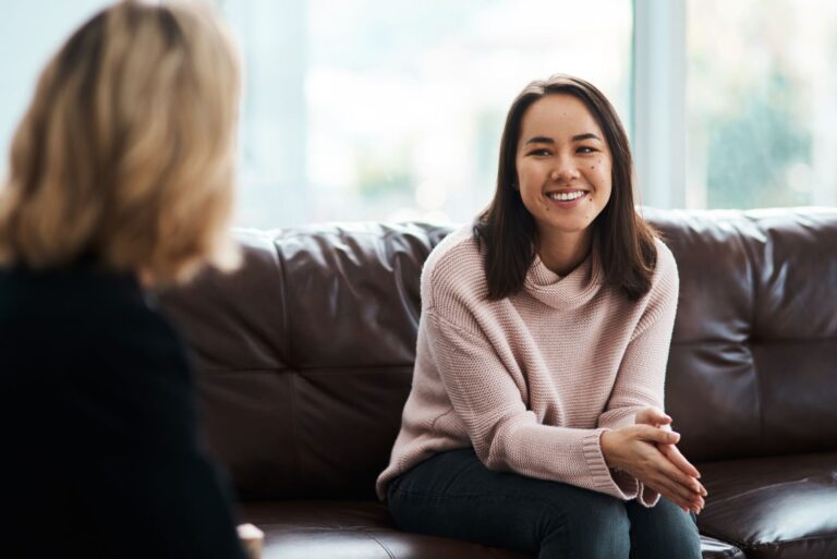 woman in therapy