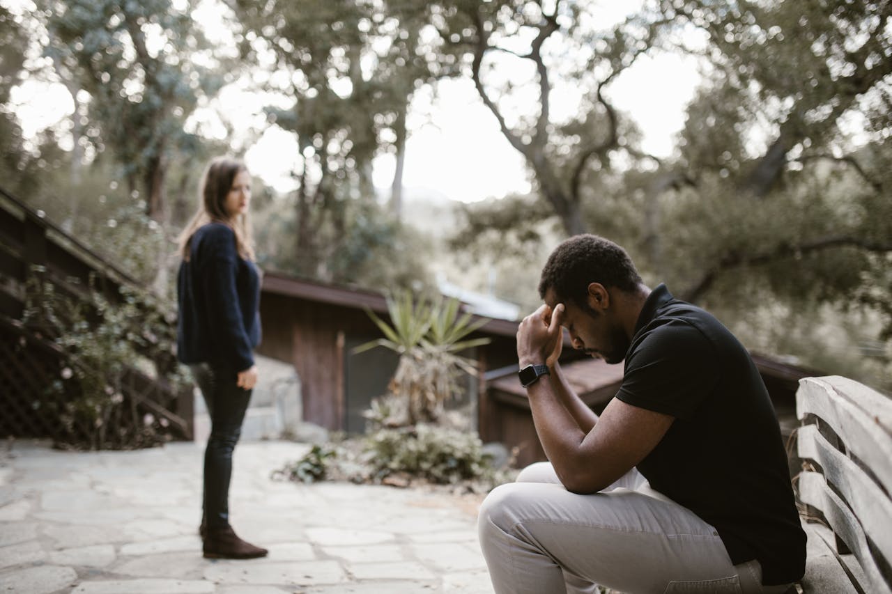 sad couple